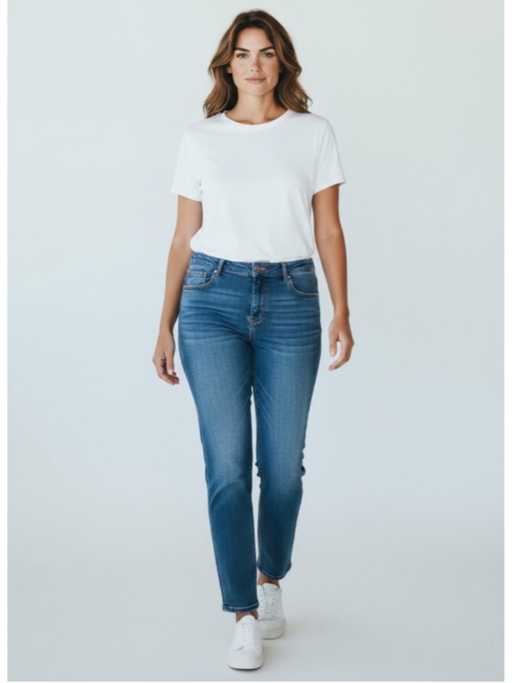 Angels Forever Young Plus Size Bootcut Jeans Women 22W‎ Stretch Dark Wash